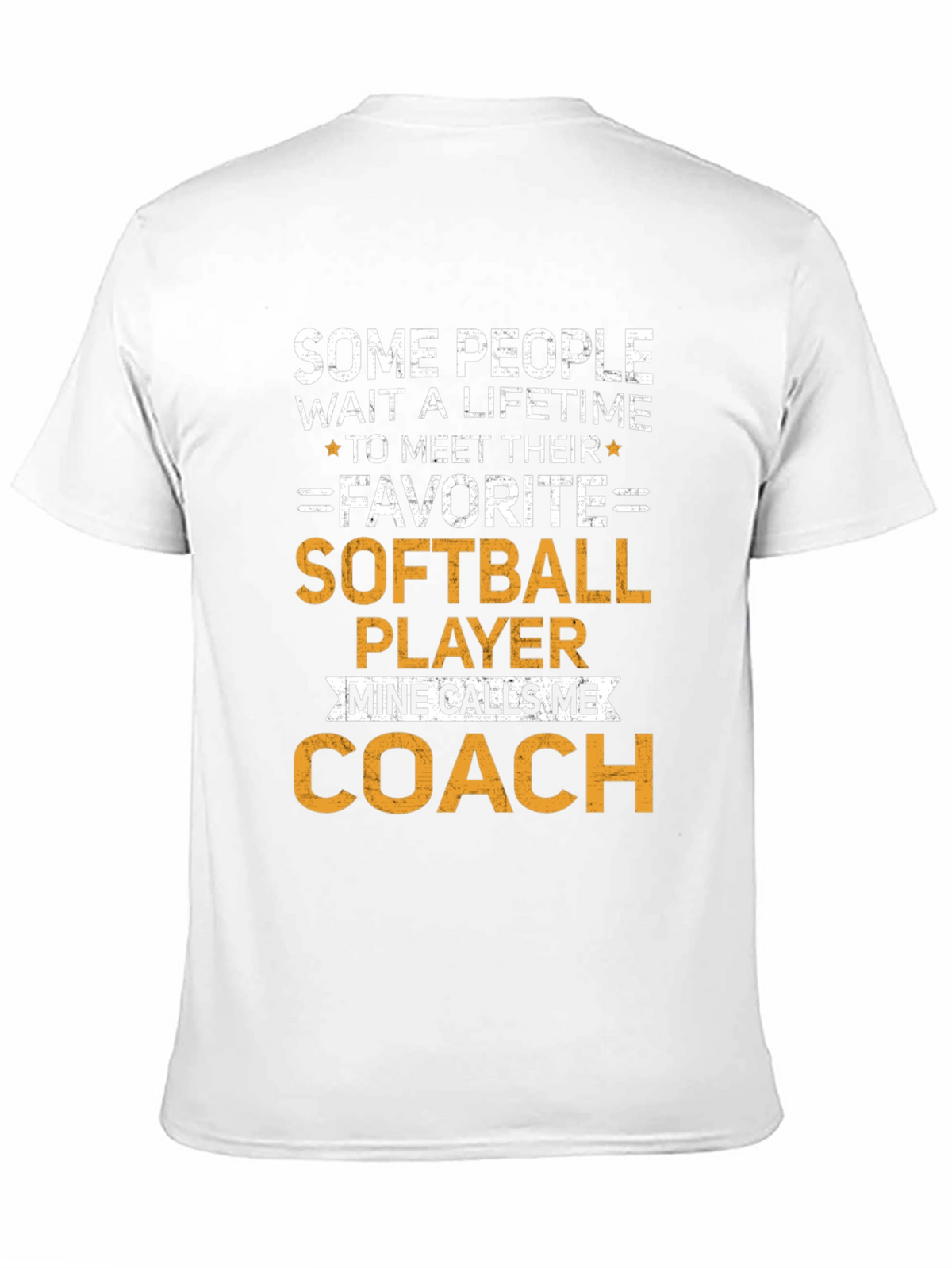 Softball Coach T-Shirt - Favorite Player