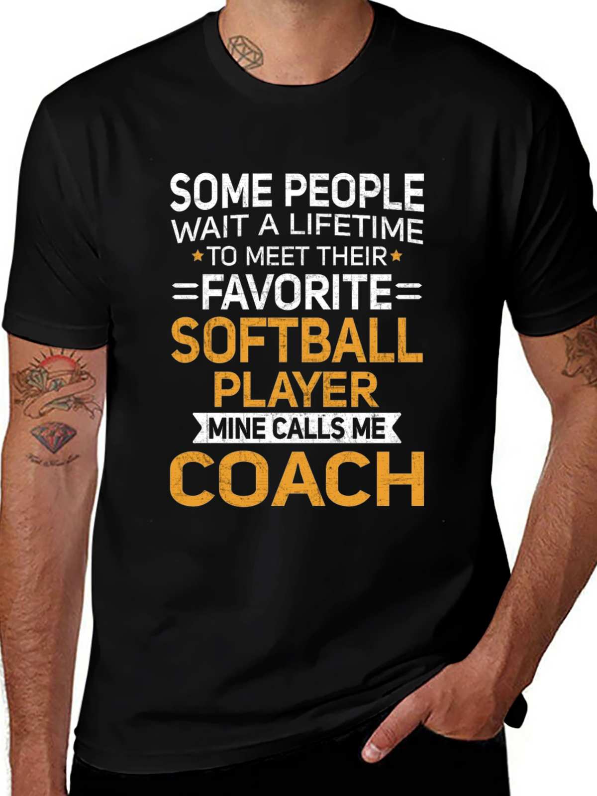 Softball Coach T-Shirt - Favorite Player