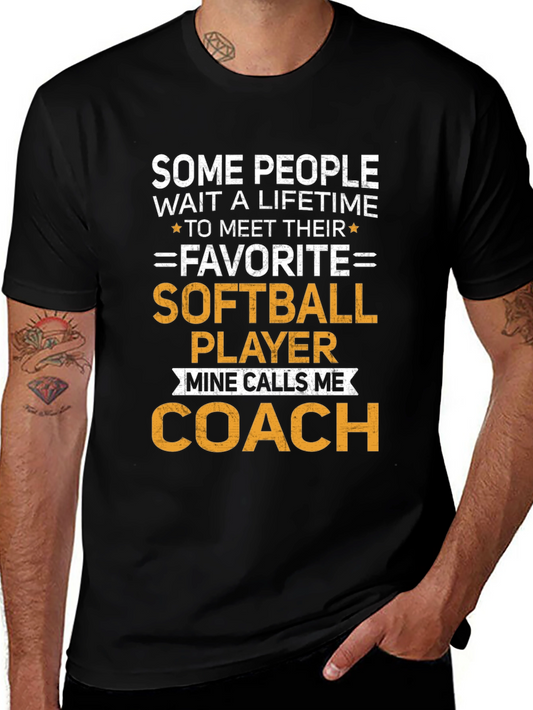 Softball Coach T-Shirt - Favorite Player