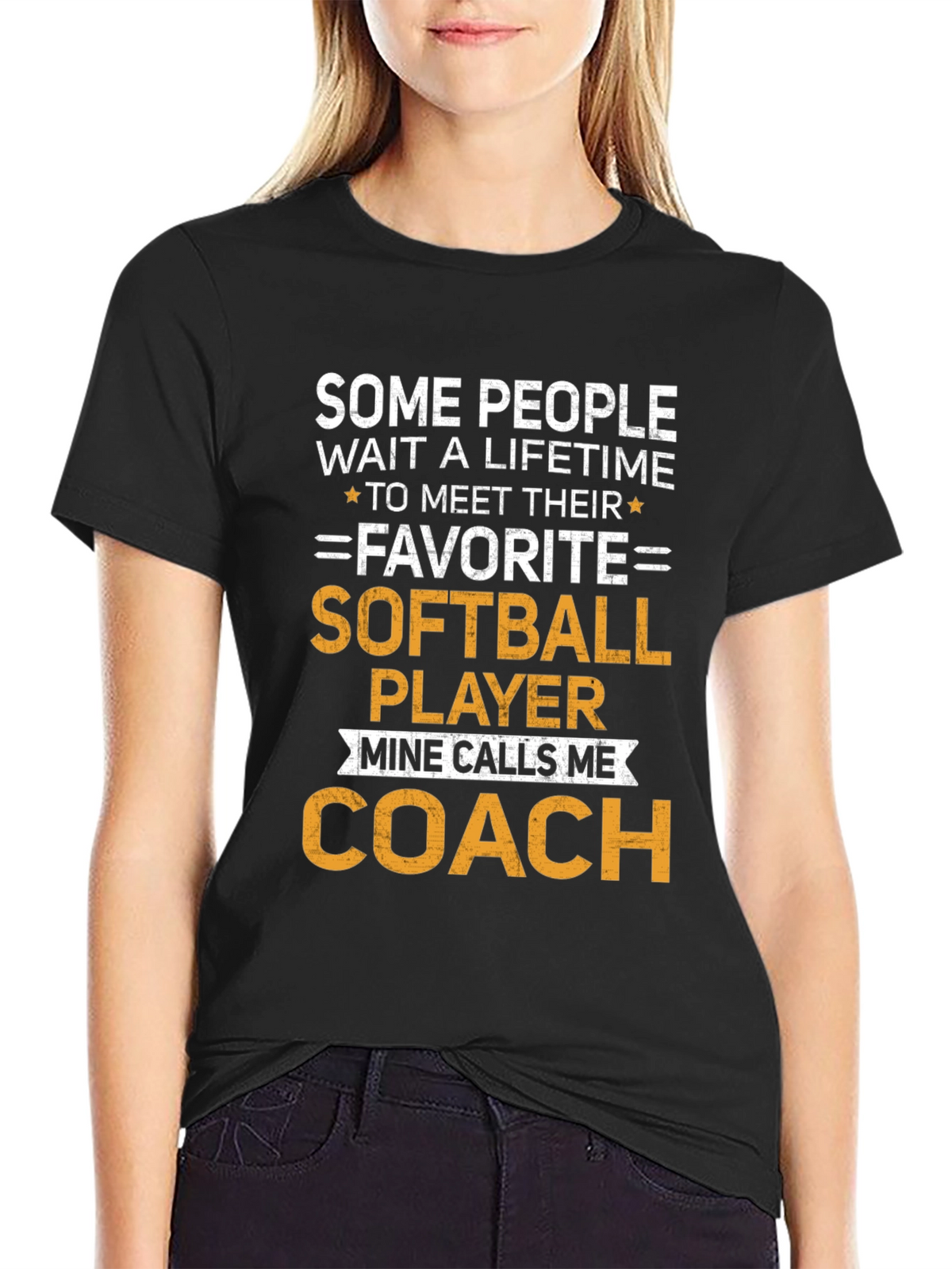 Softball Coach T-Shirt - Favorite Player