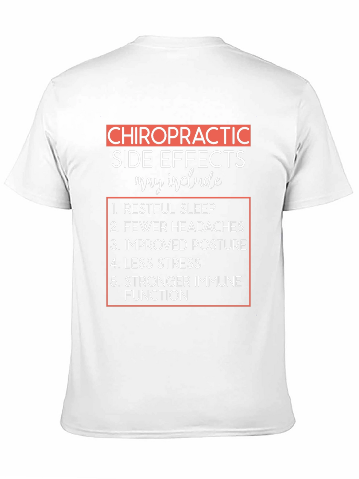Chiropractic Side Effects Graphic Tee