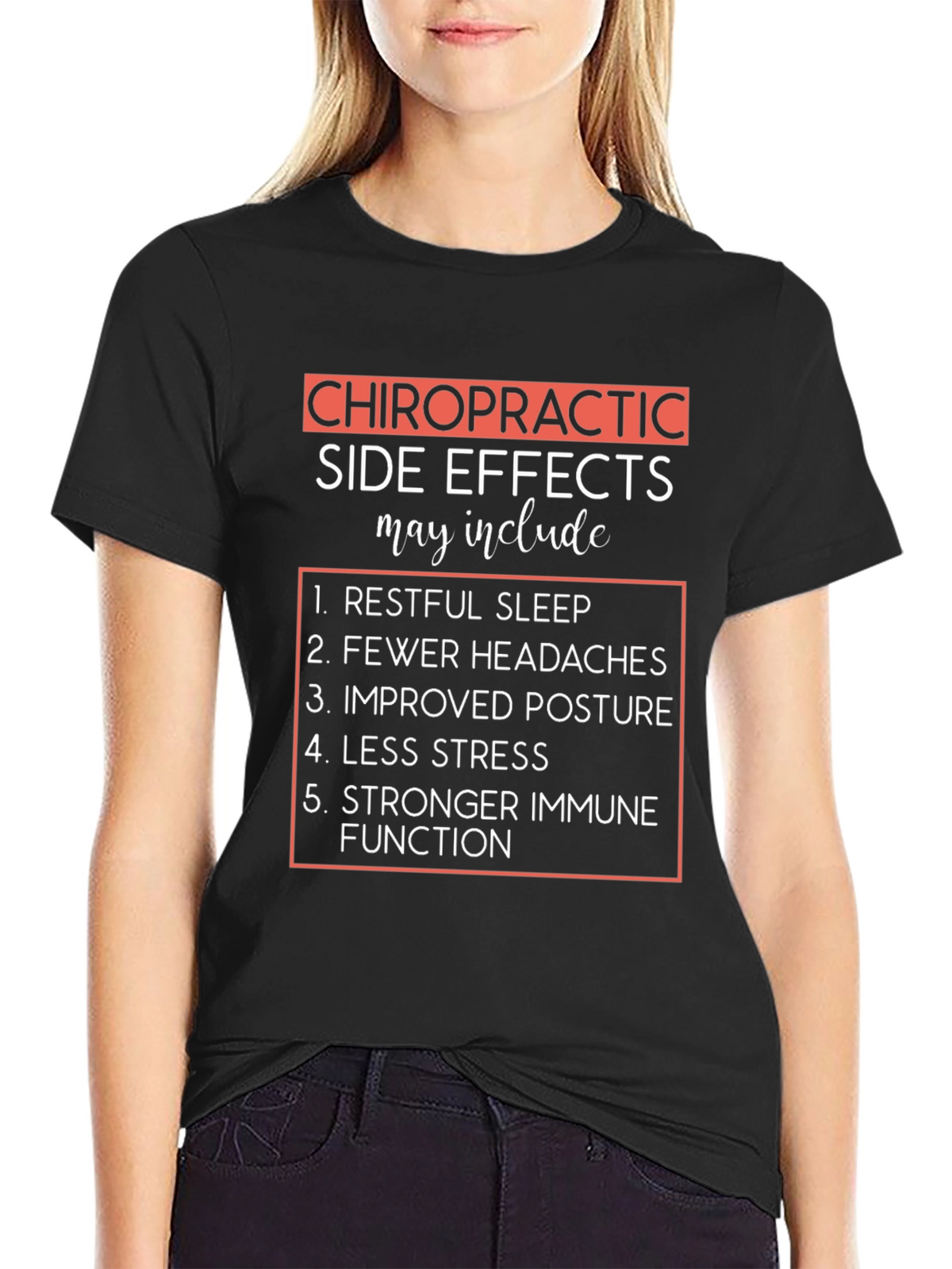 Chiropractic Side Effects Graphic Tee