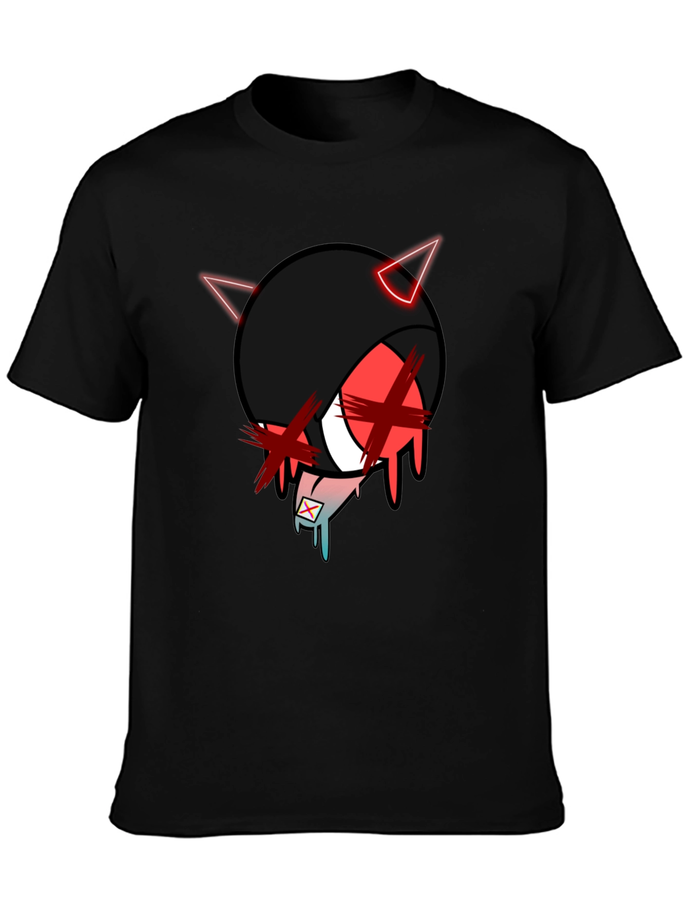 Edgy Graphic Print T-Shirt