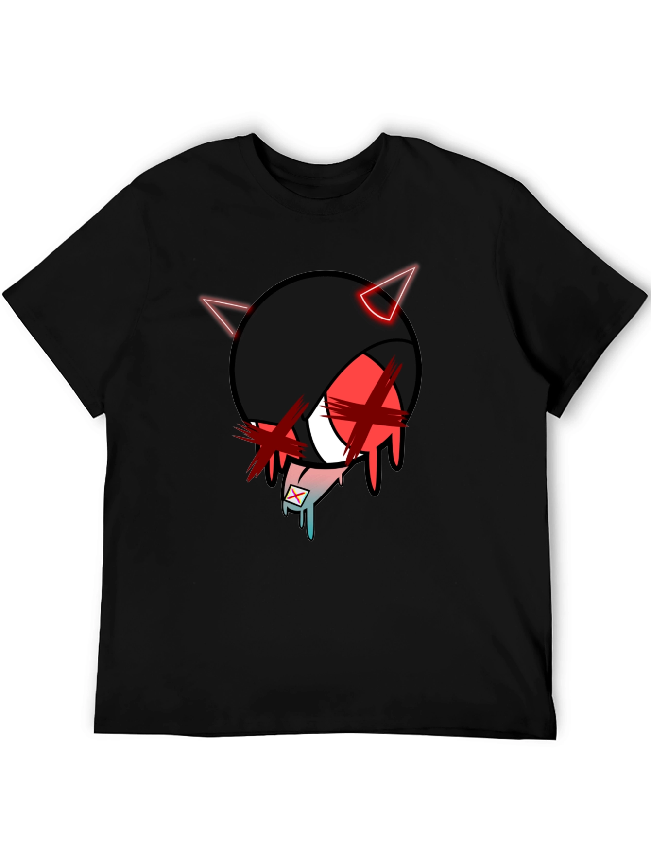 Edgy Graphic Print T-Shirt