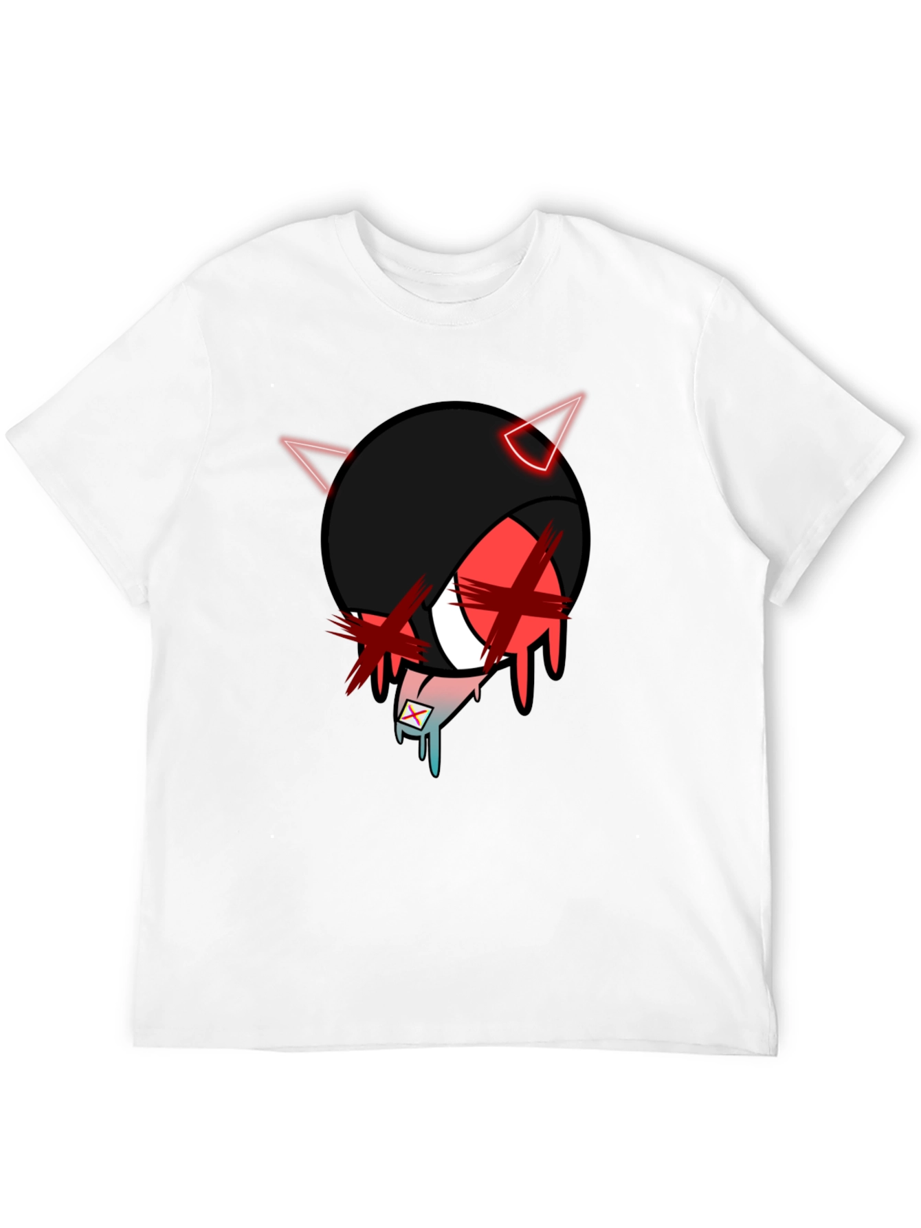 Edgy Graphic Print T-Shirt