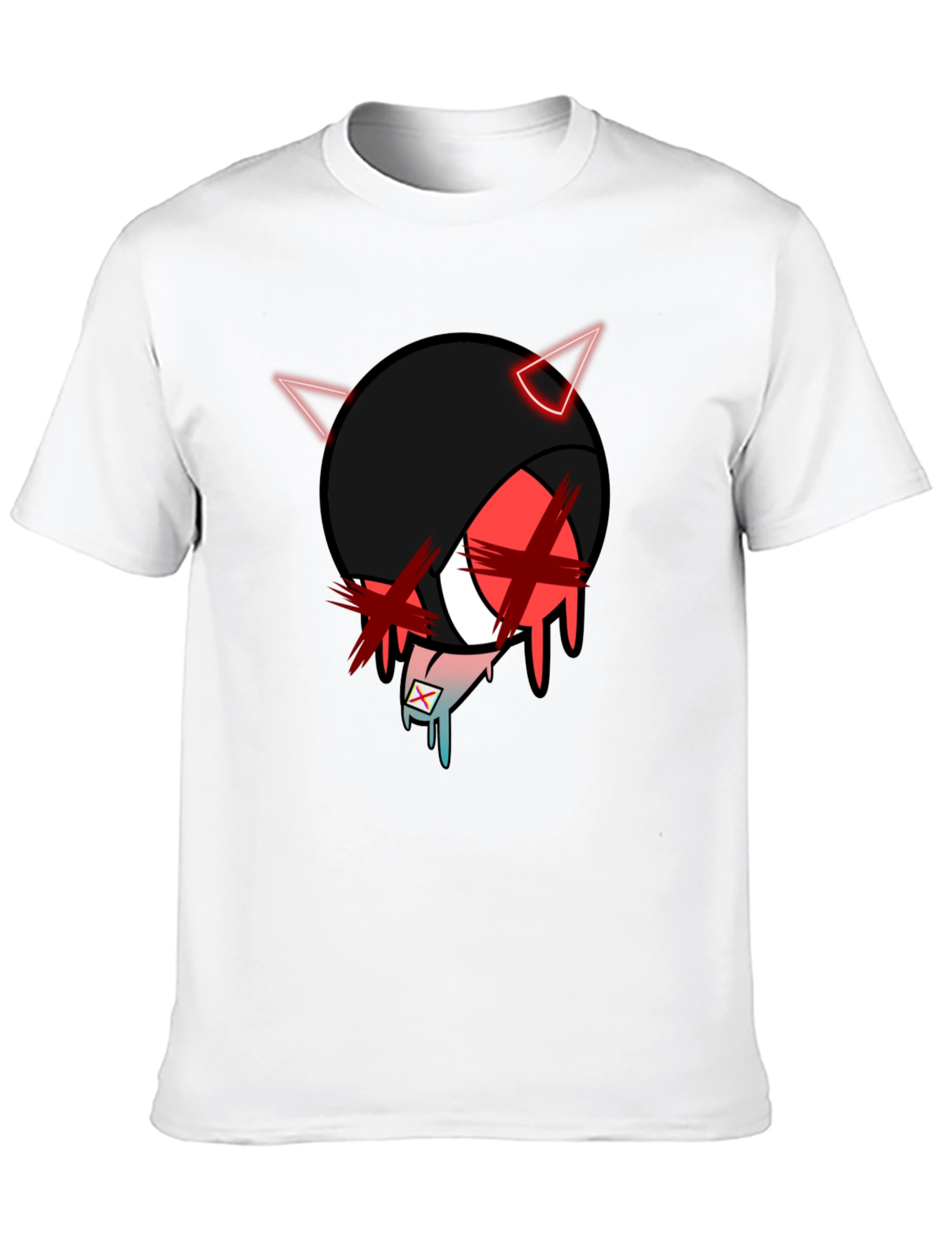 Edgy Graphic Print T-Shirt