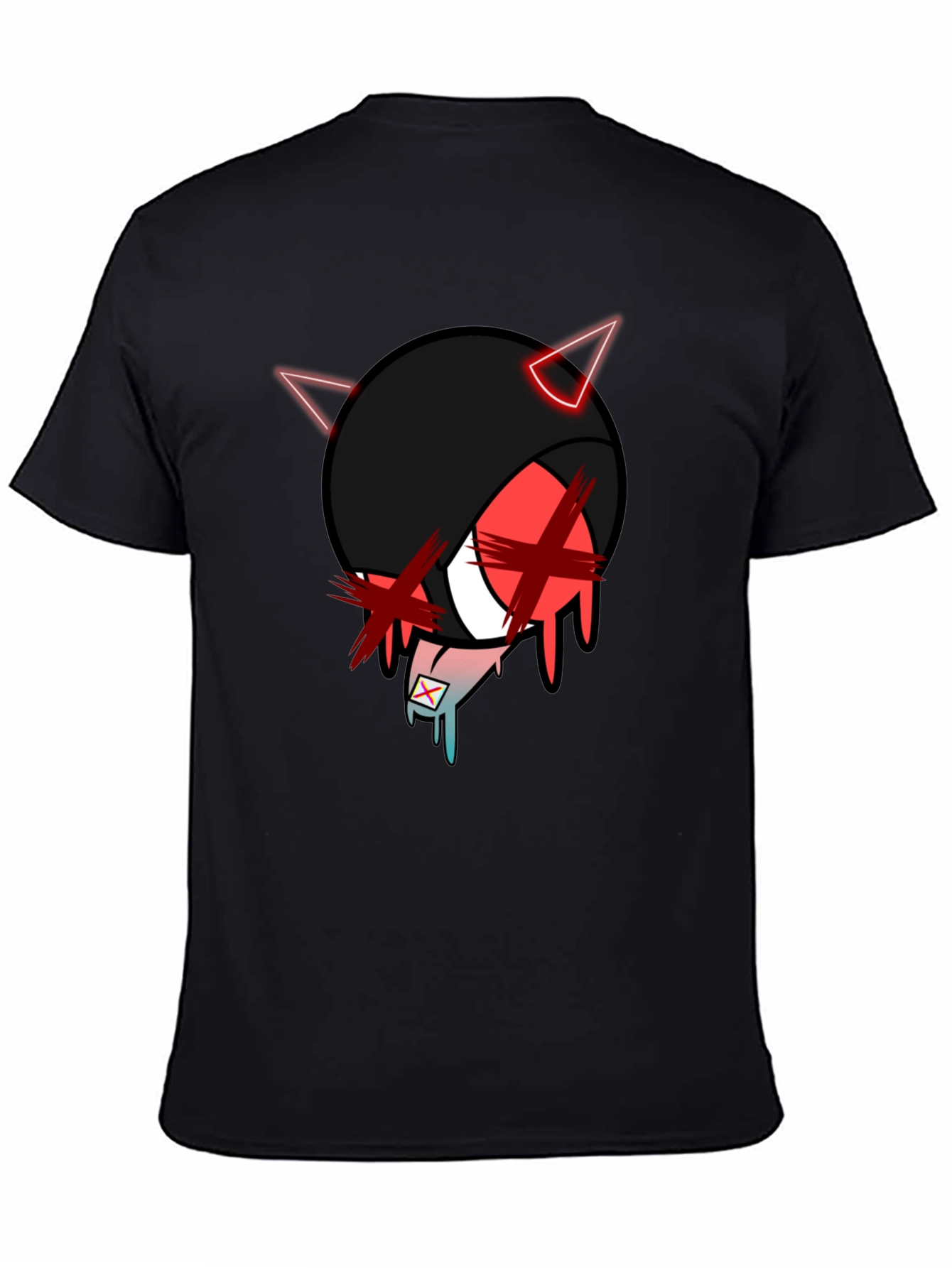 Edgy Graphic Print T-Shirt