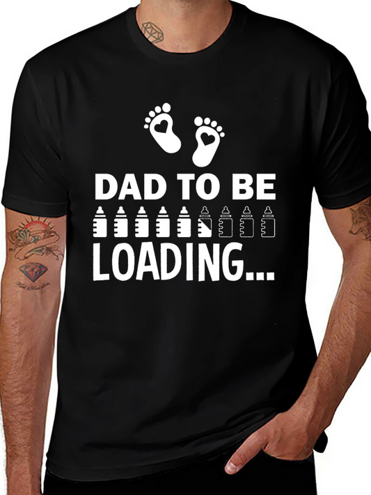 Dad to Be Loading T-Shirt - Expecting Father Tee