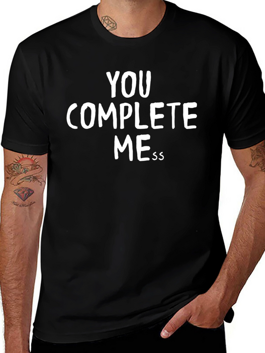 You Complete Mess Graphic Tee - Black