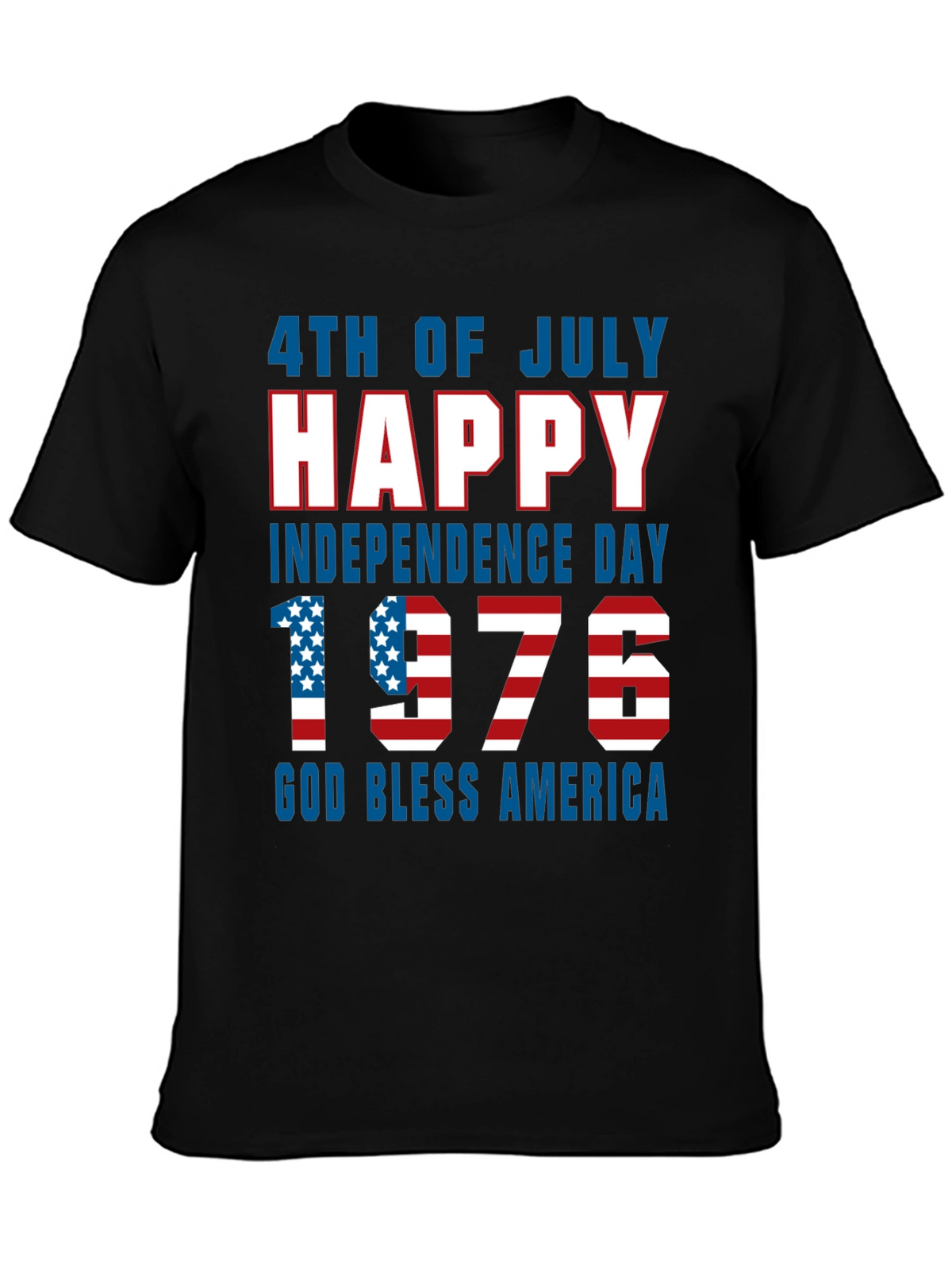 Patriotic 4th of July Happy Independence Day 1976 T-Shirt