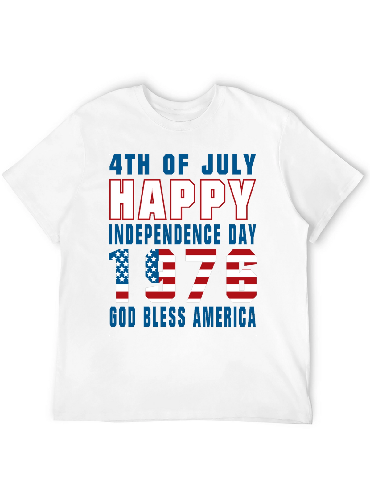 Patriotic 4th of July Happy Independence Day 1976 T-Shirt