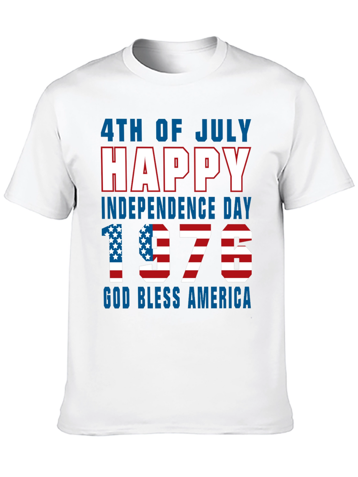 Patriotic 4th of July Happy Independence Day 1976 T-Shirt