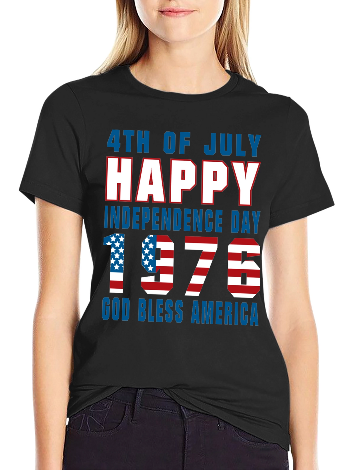 Patriotic 4th of July Happy Independence Day 1976 T-Shirt
