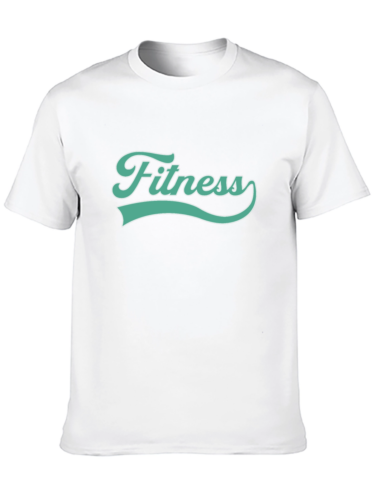 Fitness Graphic Tee - Black Cotton
