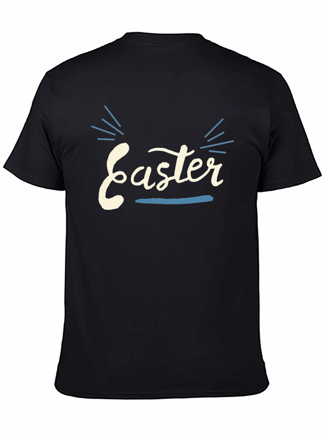 Easter Graphic T-Shirt - Black Holiday Tee