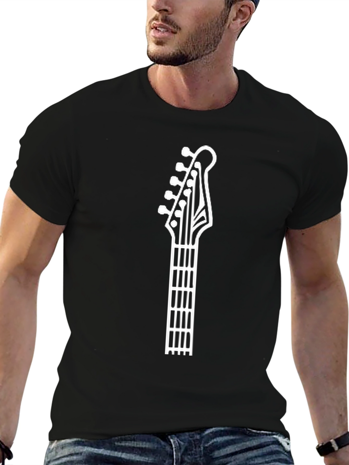 Guitar Neck T-Shirt - Musician Graphic Tee