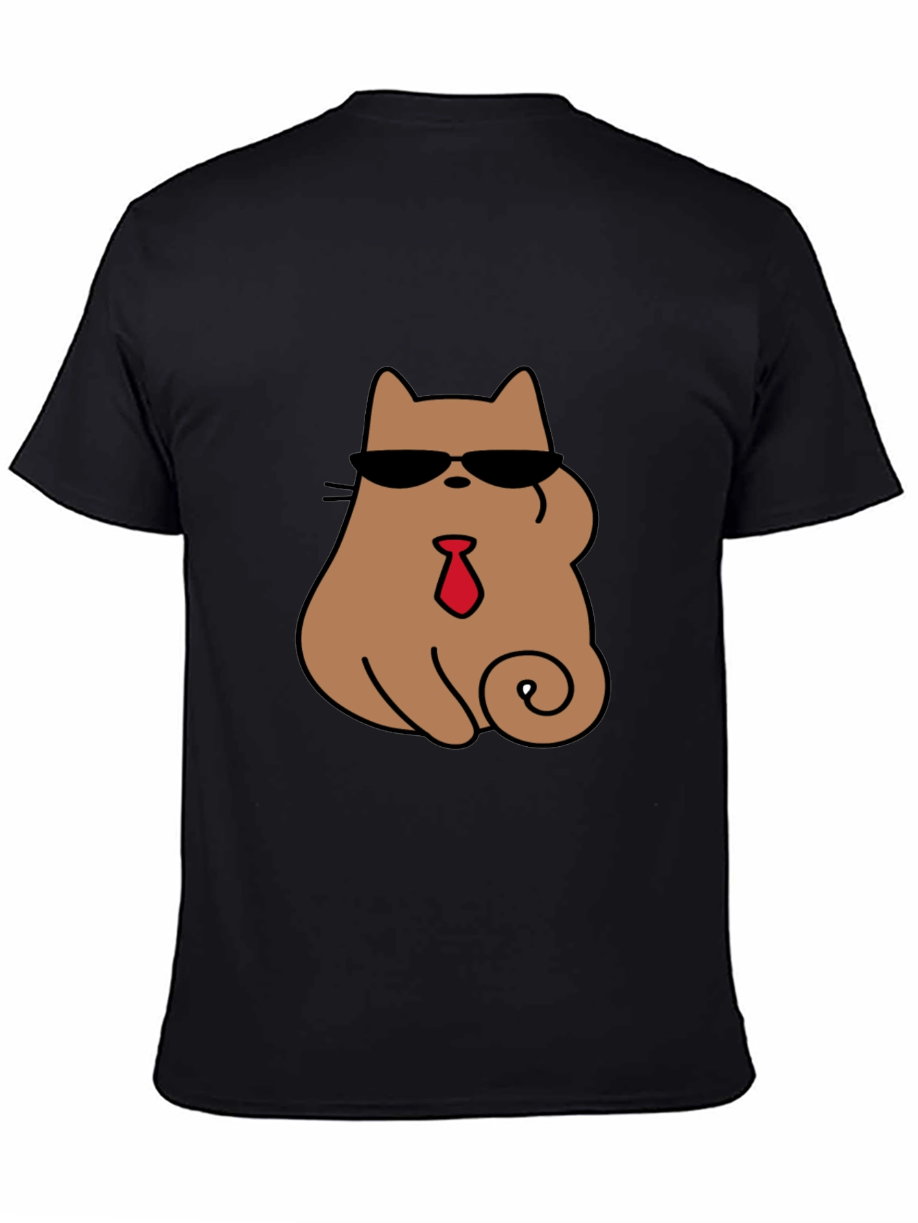 Cool Cat Tee - Shades & Tie