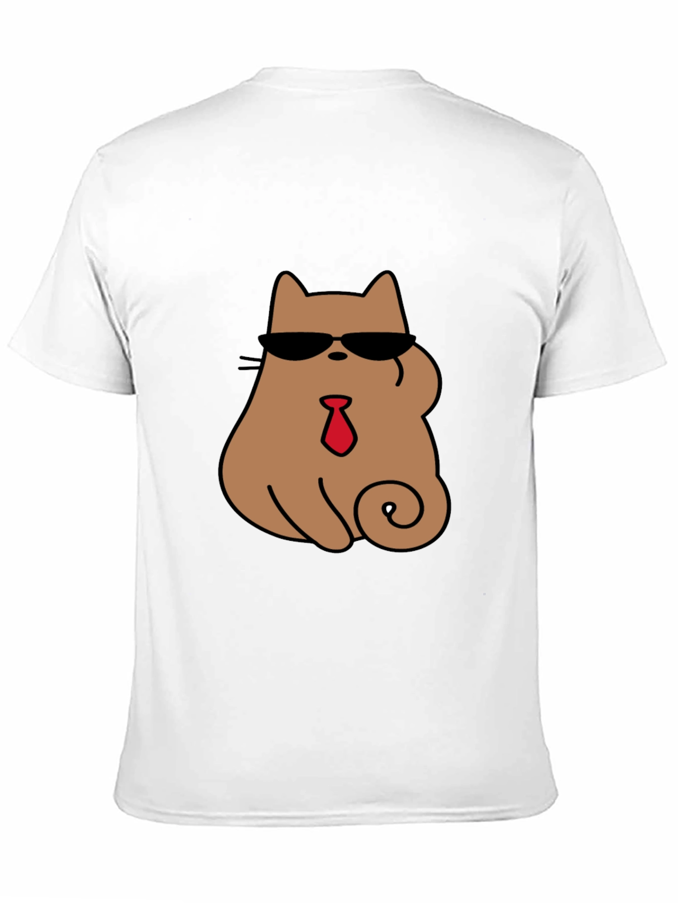 Cool Cat Tee - Shades & Tie
