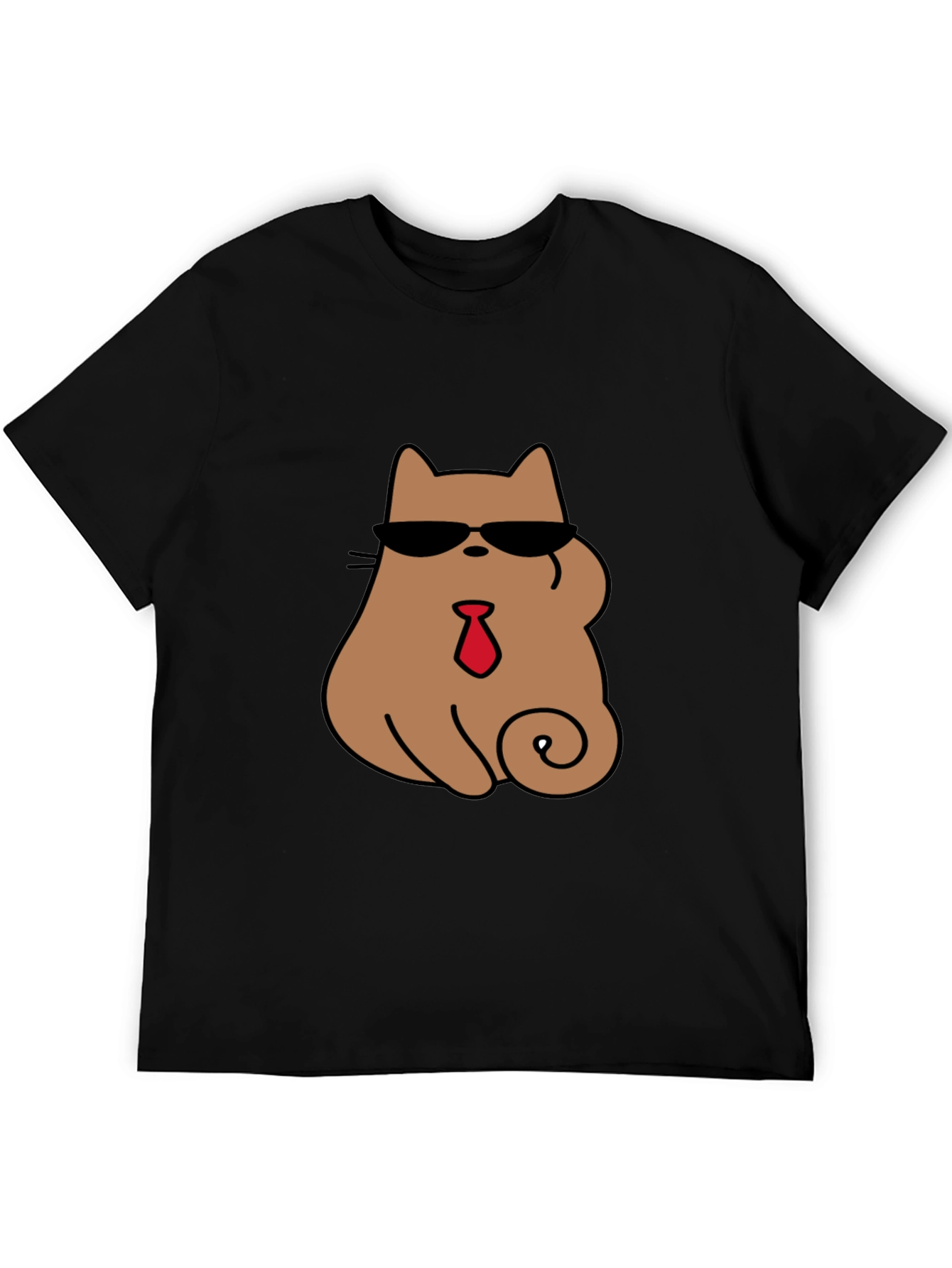 Cool Cat Tee - Shades & Tie