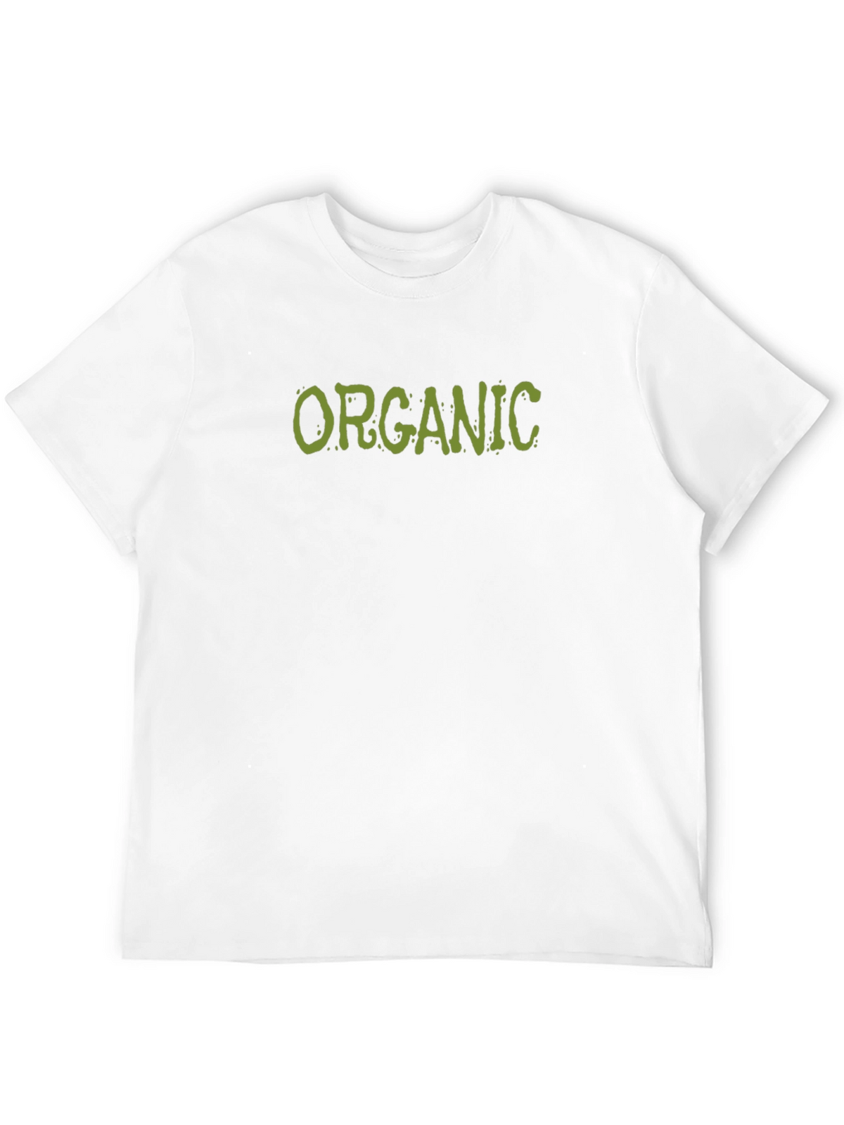 Organic Graphic Print Black T-Shirt