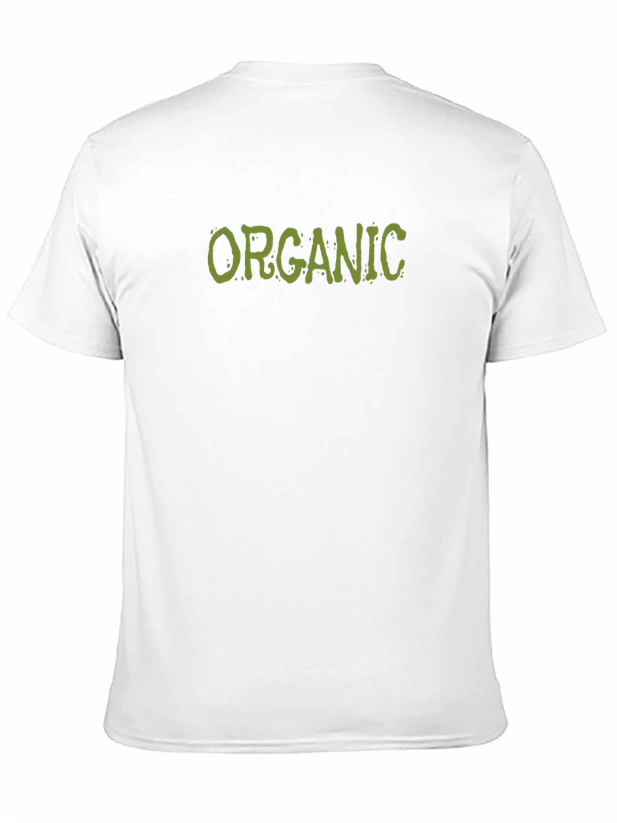 Organic Graphic Print Black T-Shirt