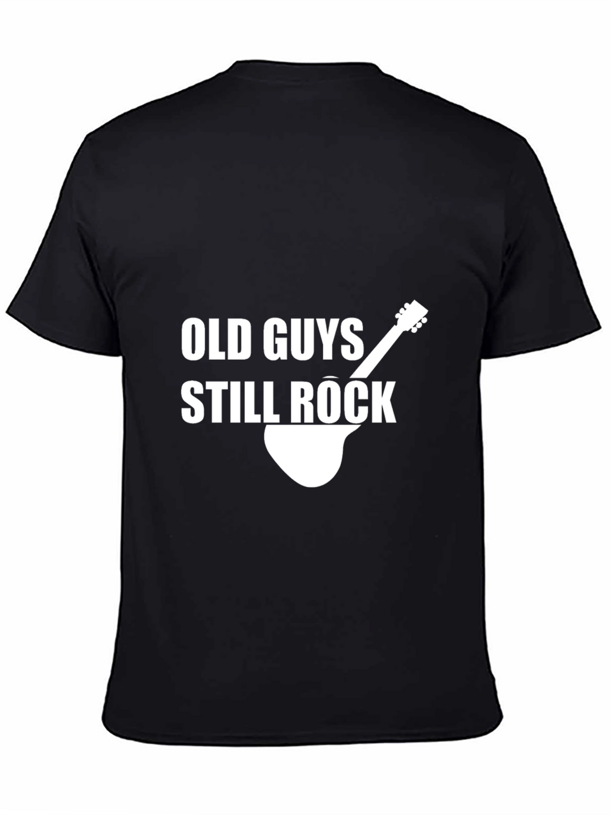 Old Guys Still Rock Graphic Tee - Black