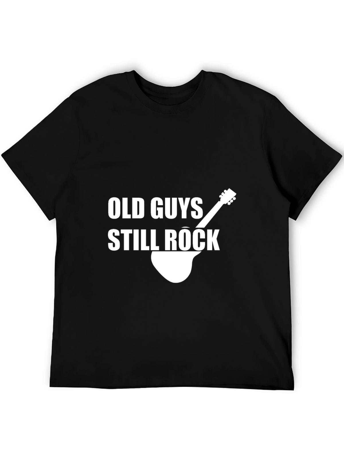 Old Guys Still Rock Graphic Tee - Black