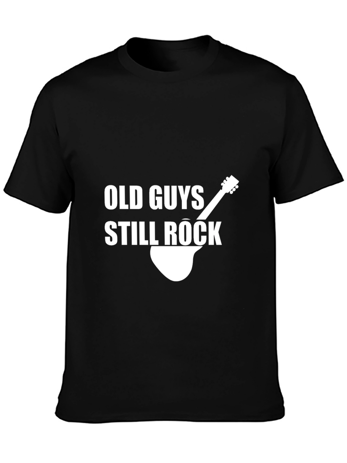 Old Guys Still Rock Graphic Tee - Black