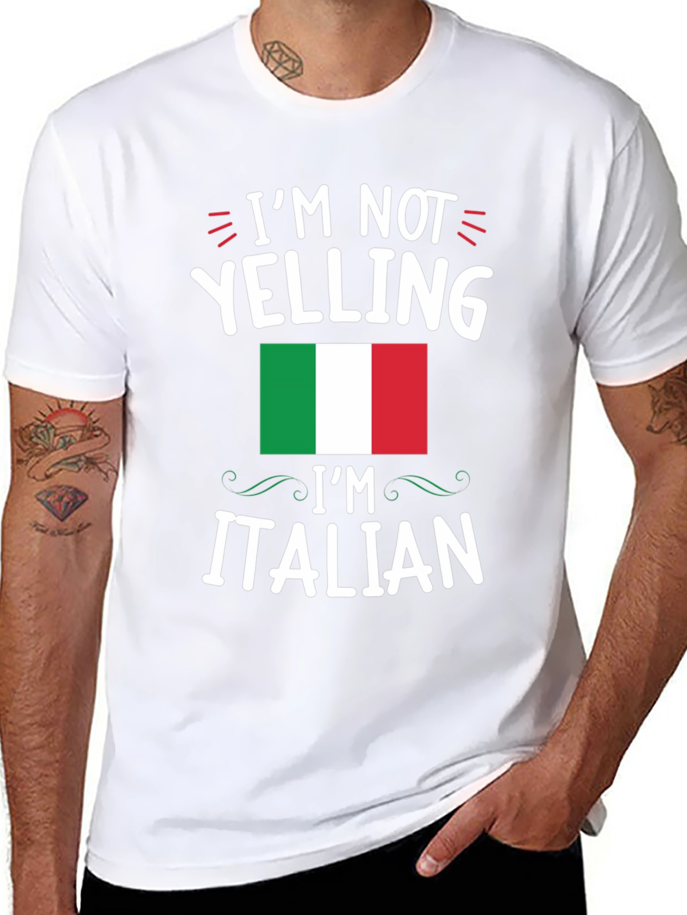 Im Not Yelling Im Italian T-Shirt