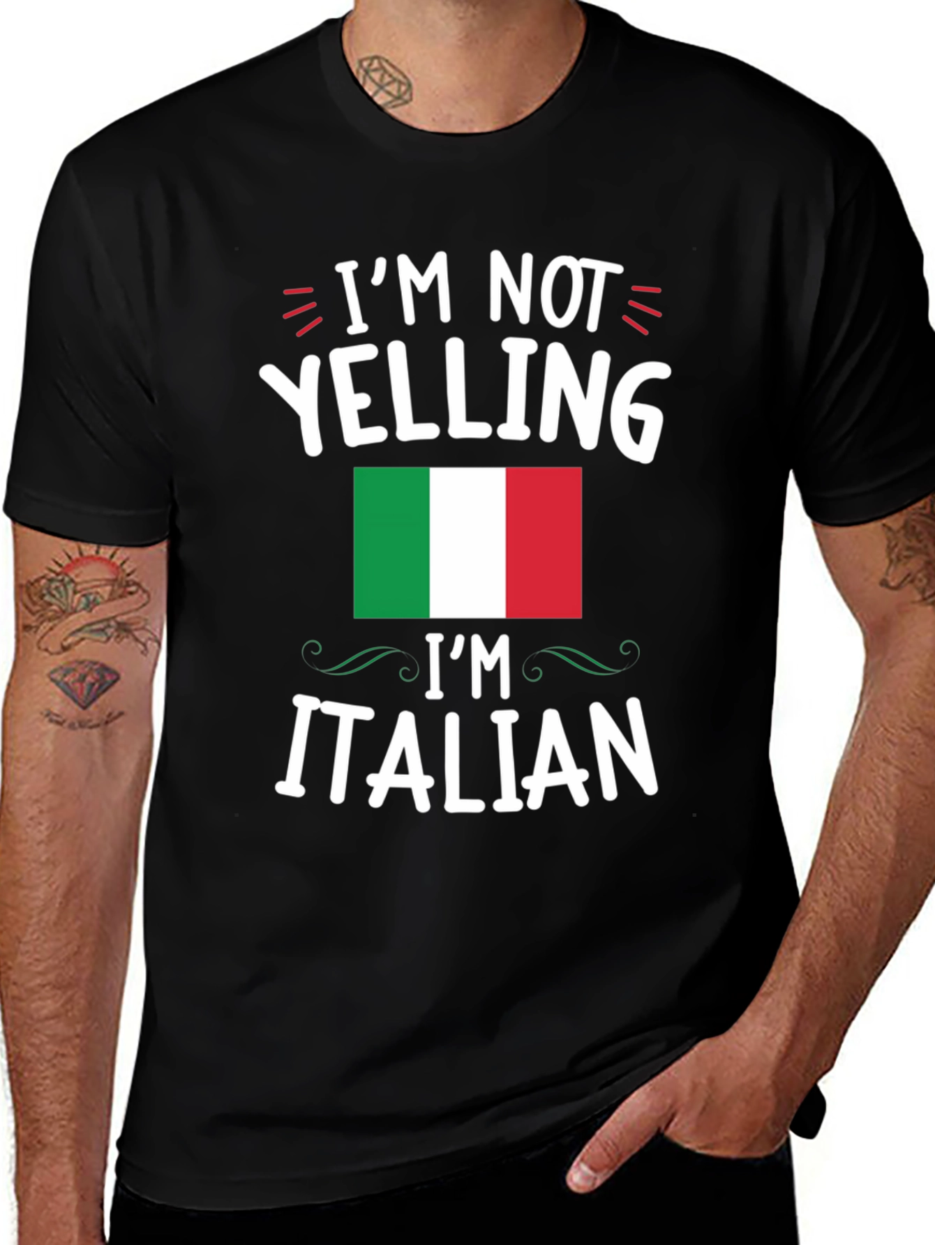 Im Not Yelling Im Italian T-Shirt