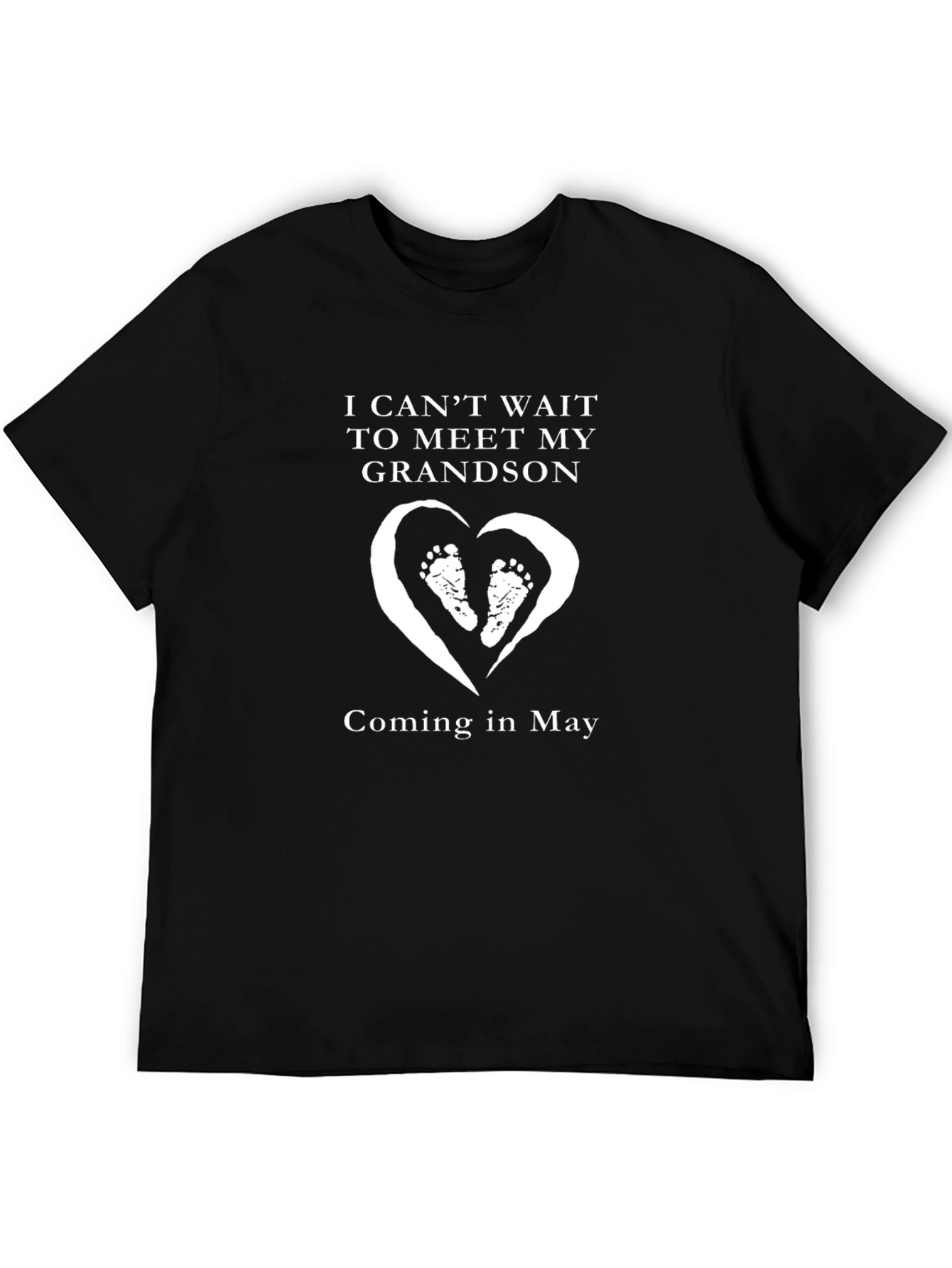 Grandson Announcement T-Shirt - Coming in May!