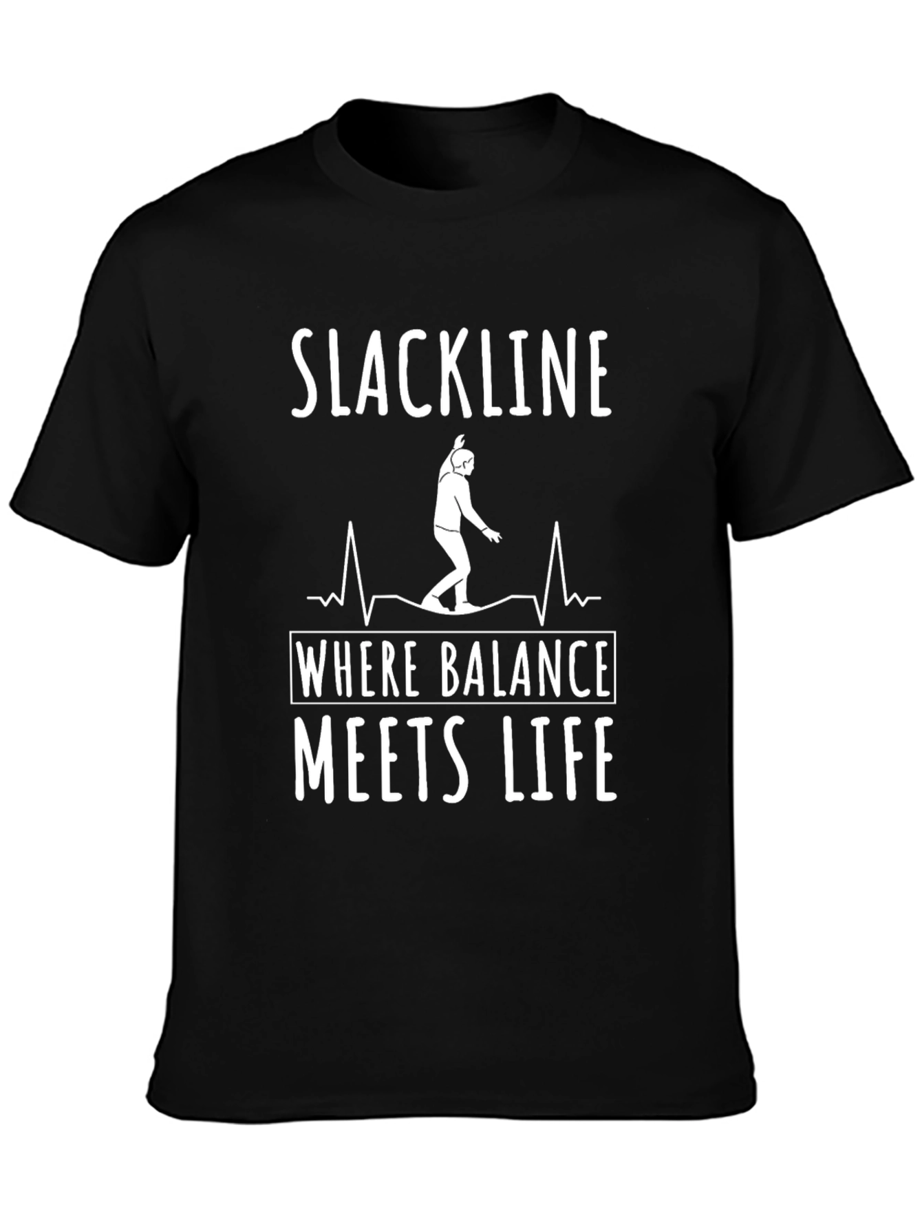 Slackline Balance Life Graphic T-Shirt