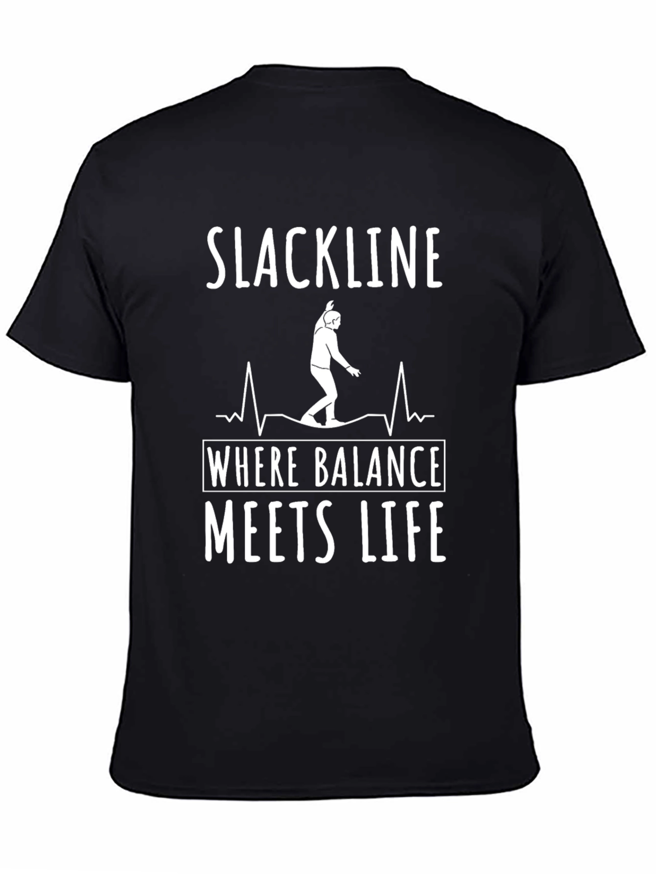 Slackline Balance Life Graphic T-Shirt