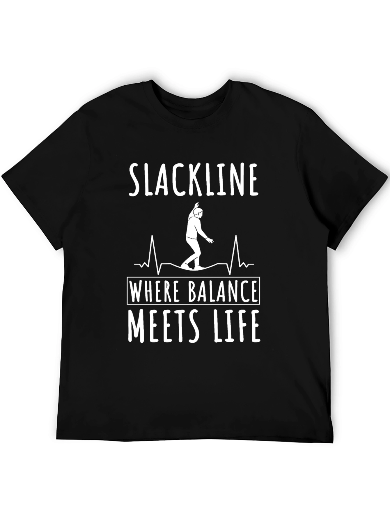 Slackline Balance Life Graphic T-Shirt
