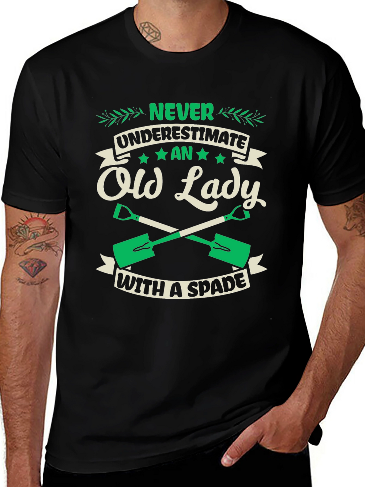 Never Underestimate an Old Lady T-Shirt