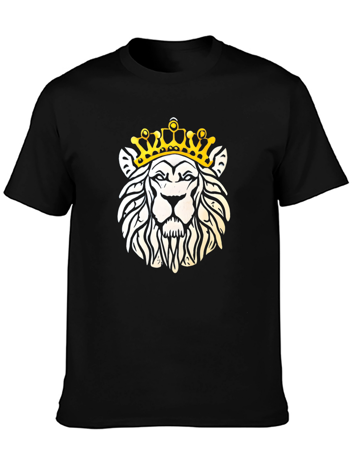 Lion Crown T-Shirt - Graphic Tee for Men