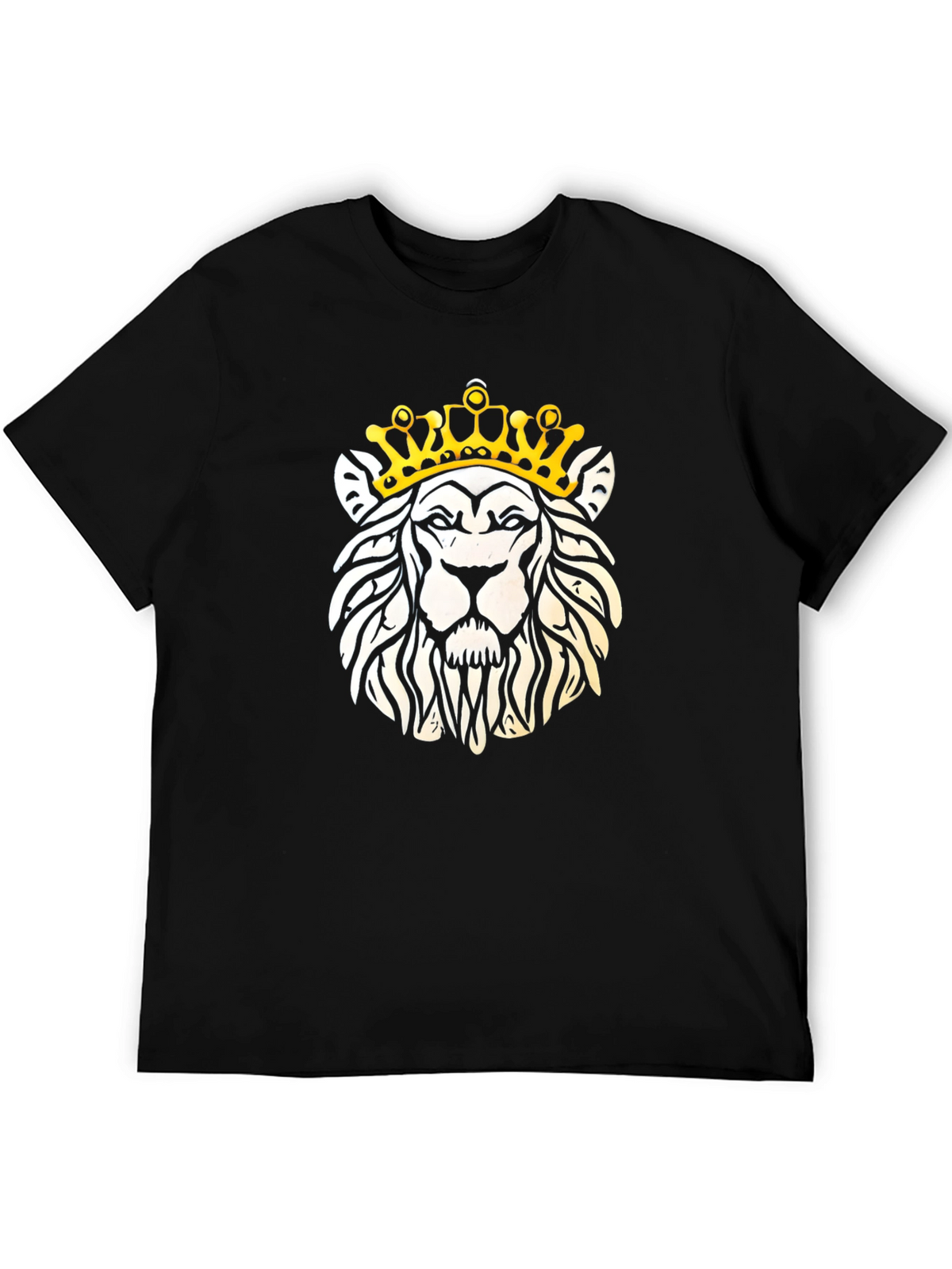 Lion Crown T-Shirt - Graphic Tee for Men
