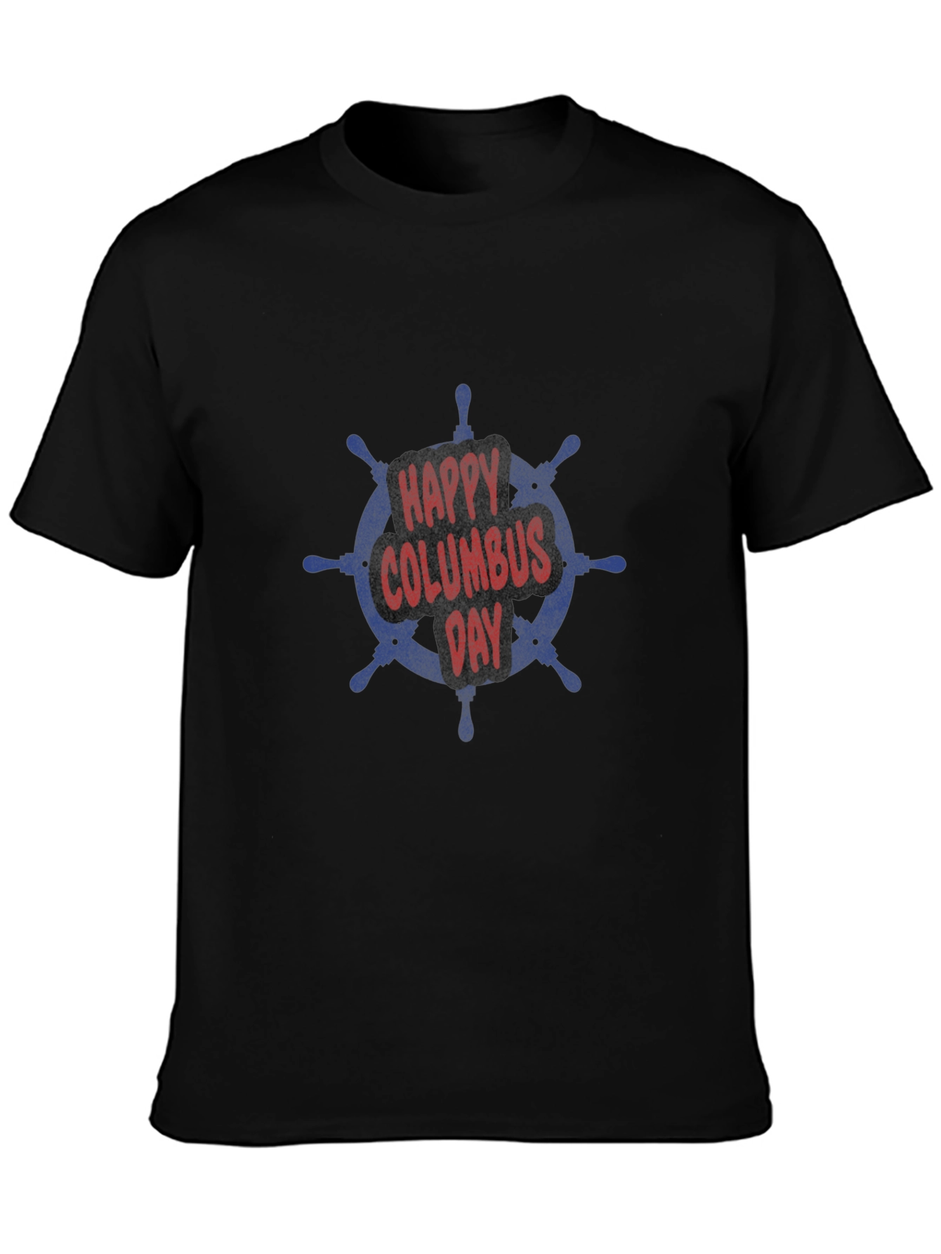 Happy Columbus Day T-Shirt Nautical Design
