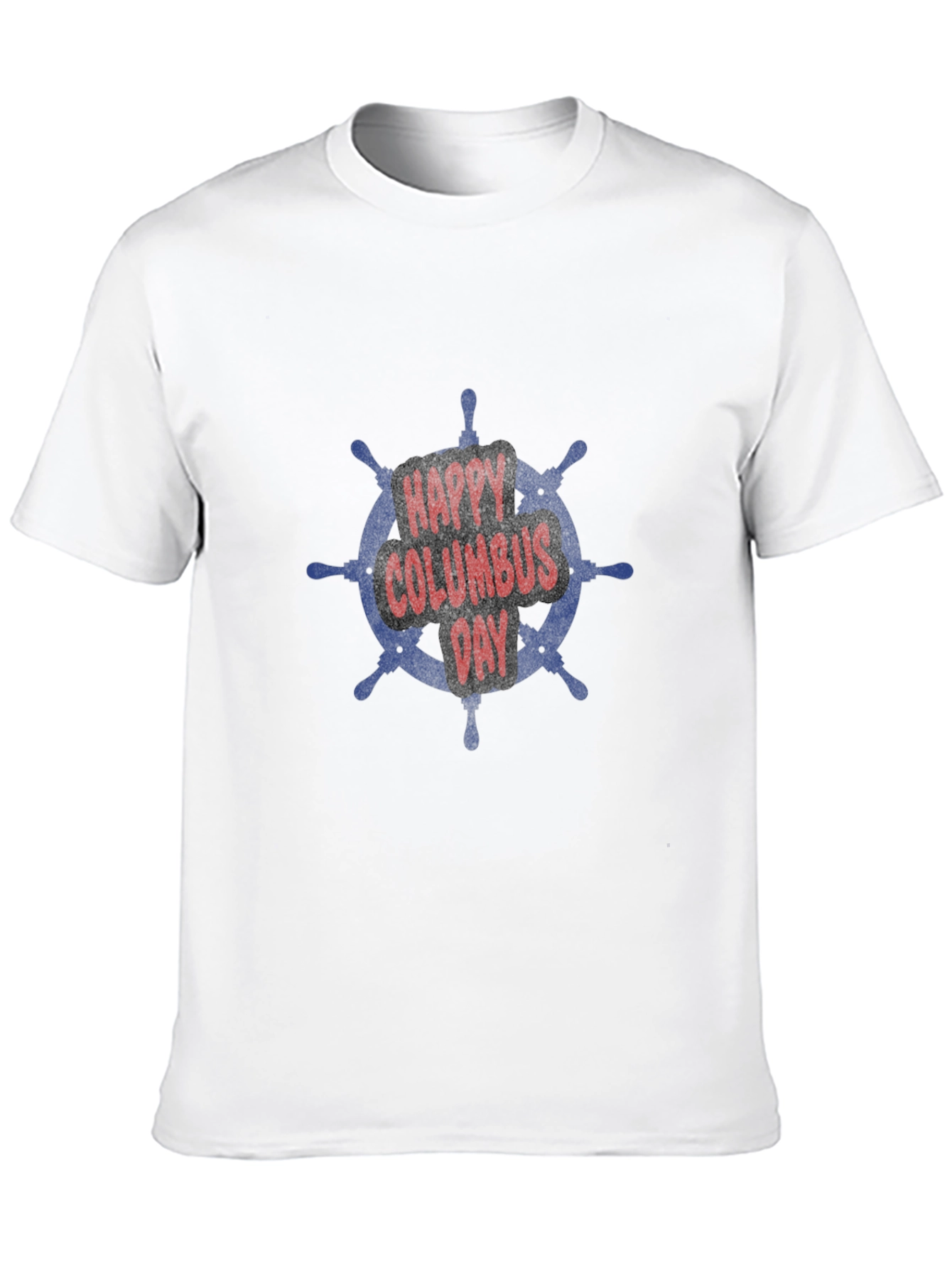 Happy Columbus Day T-Shirt Nautical Design
