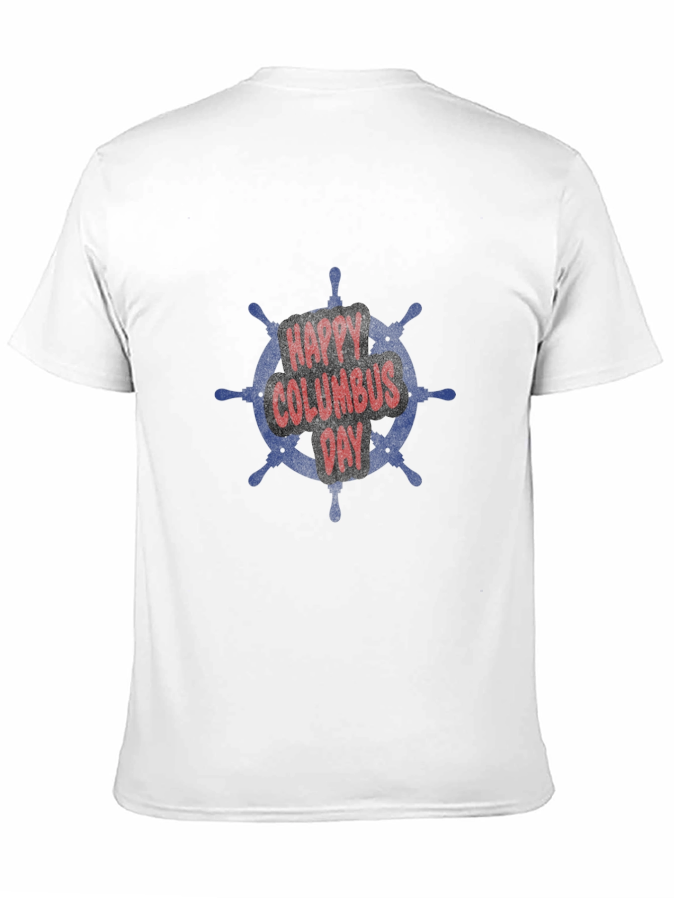 Happy Columbus Day T-Shirt Nautical Design
