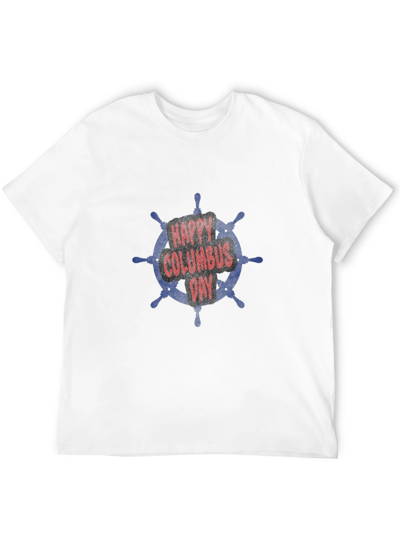 Happy Columbus Day T-Shirt Nautical Design
