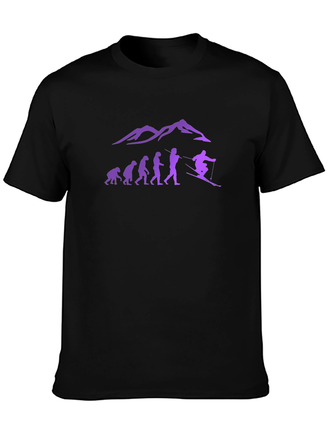 Ski Evolution T-Shirt - Mountain Design