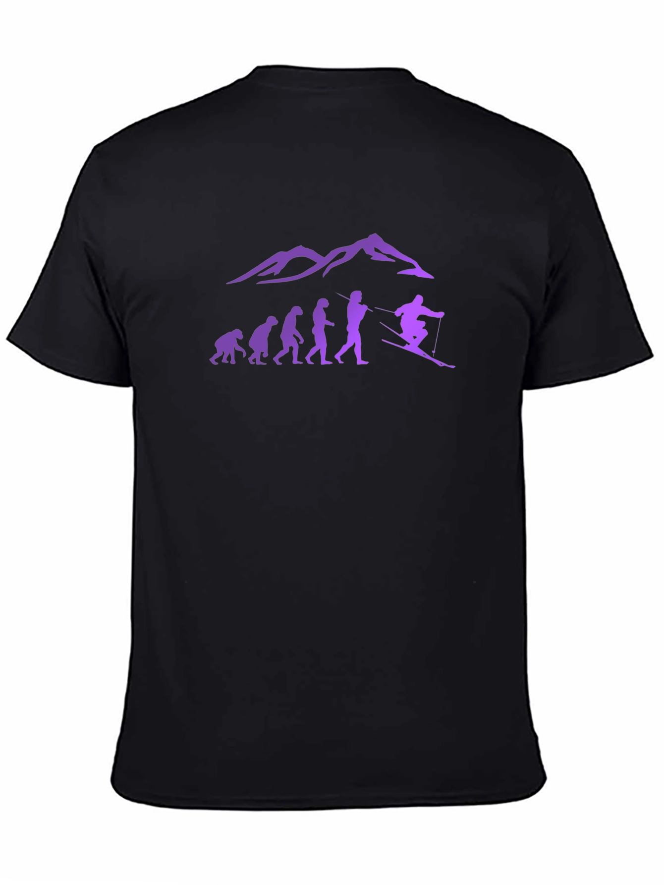 Ski Evolution T-Shirt - Mountain Design