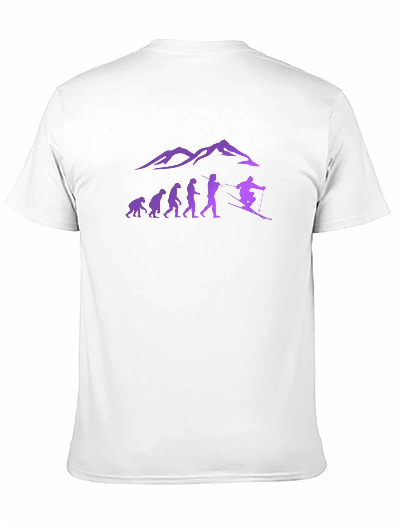 Ski Evolution T-Shirt - Mountain Design