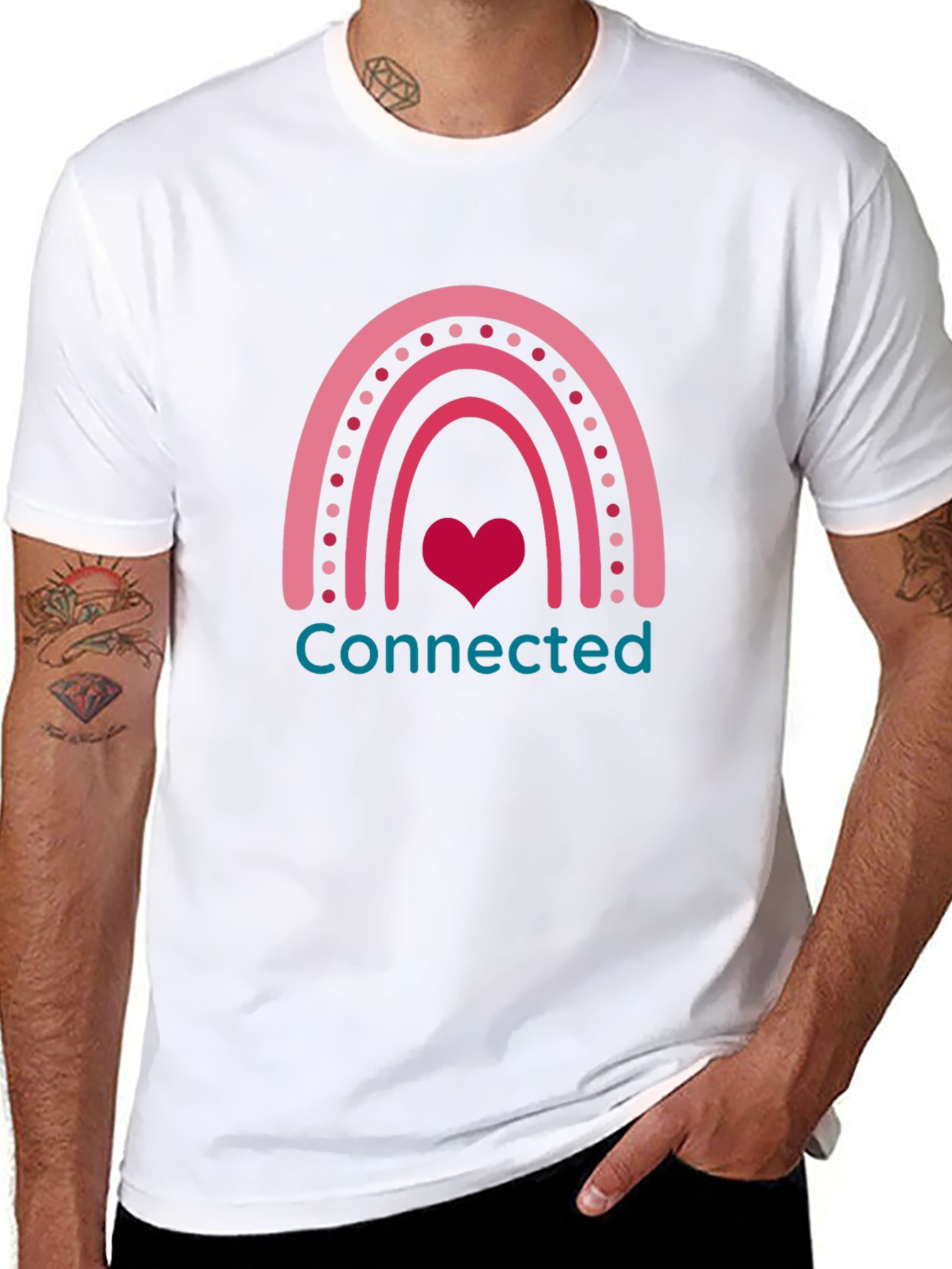 Connected Rainbow Heart T-Shirt