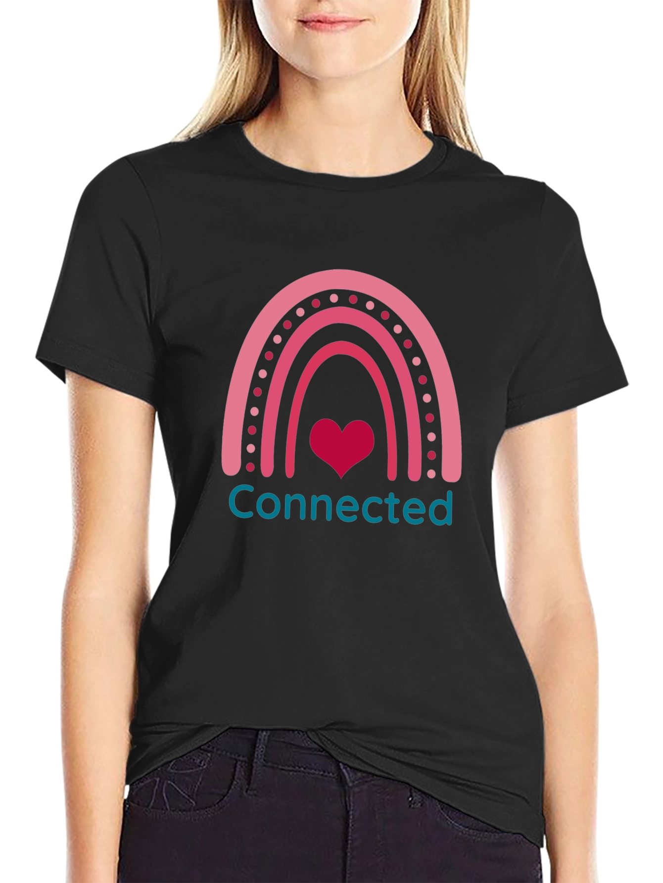 Connected Rainbow Heart T-Shirt