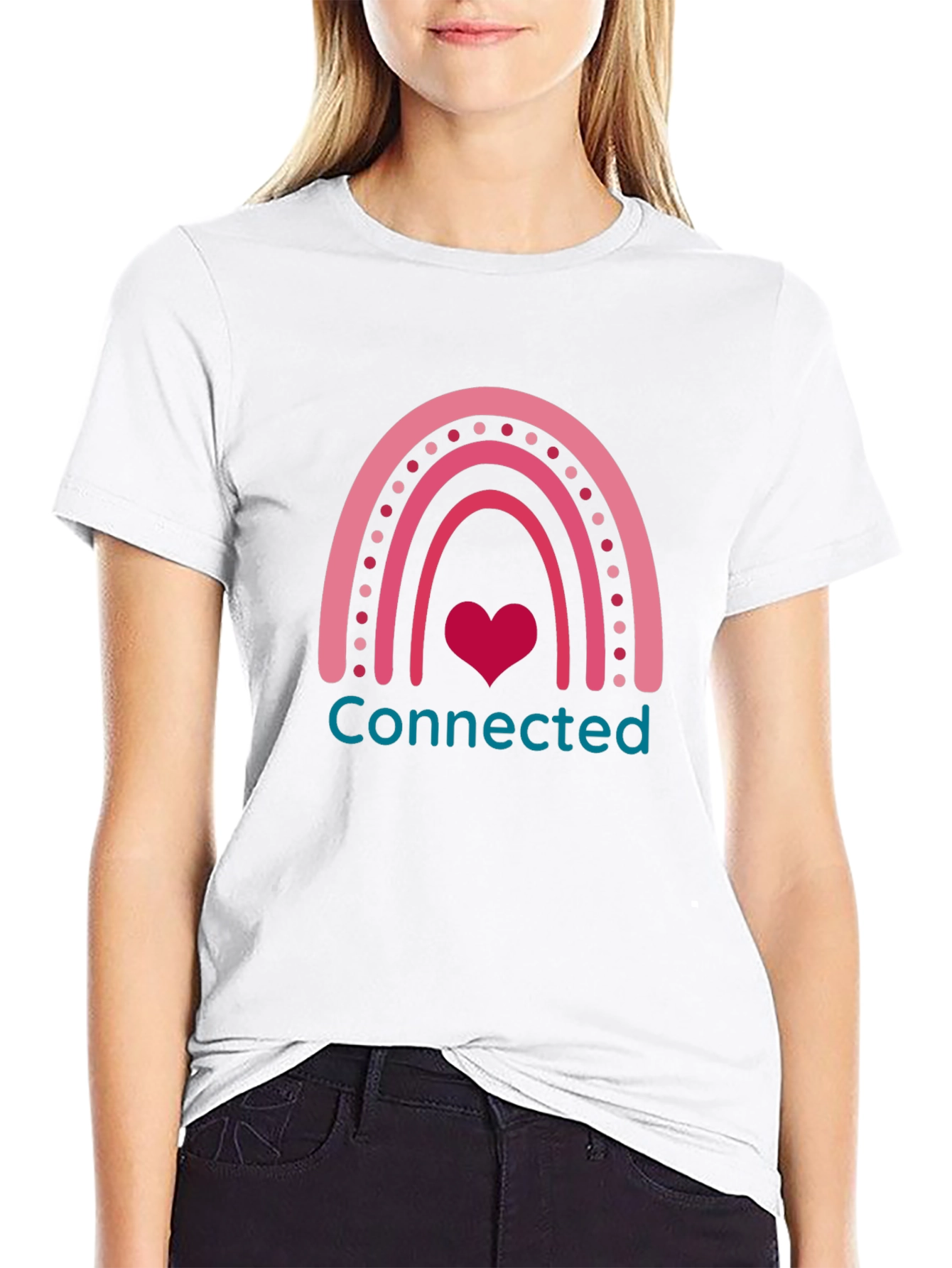 Connected Rainbow Heart T-Shirt