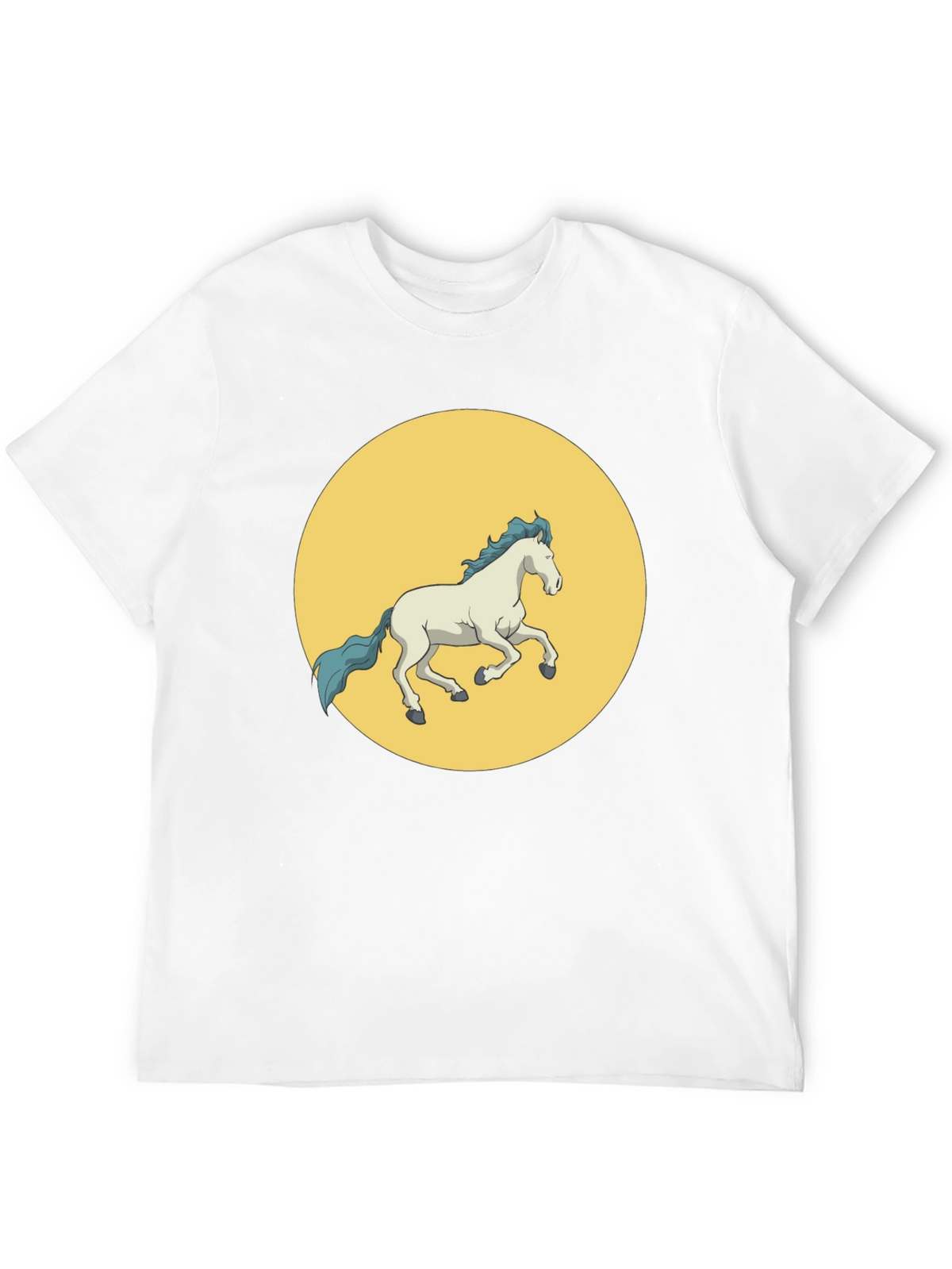 Horse Graphic Tee - Mens Black T-Shirt