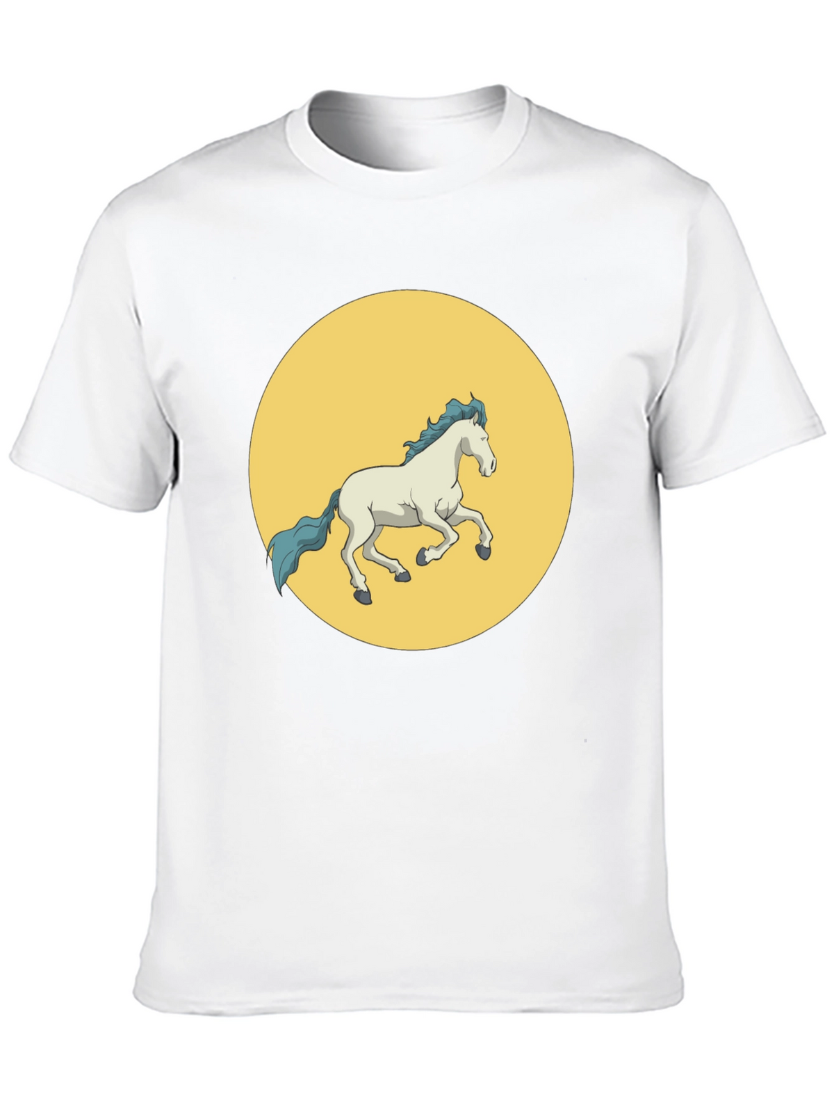 Horse Graphic Tee - Mens Black T-Shirt