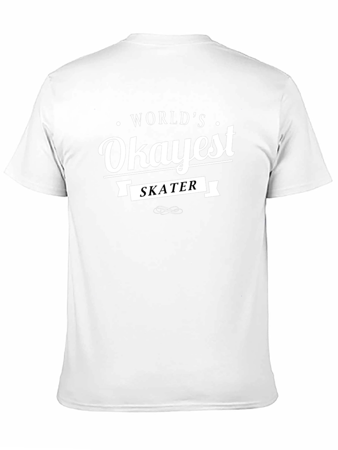 Worlds Okayest Skater T-Shirt - Black